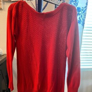 Red hang out sweater